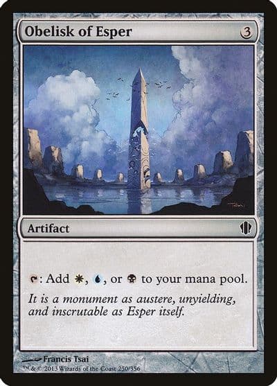 Obelisk of Esper Commander 2013 Magic card
