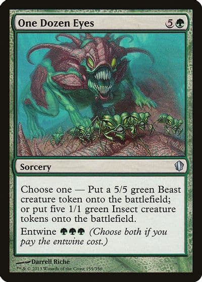 One Dozen Eyes Commander 2013 Magic card
