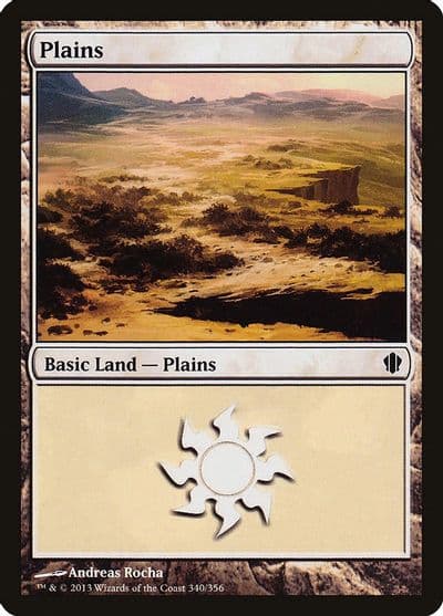 Plains 340 Commander 2013 Magic card