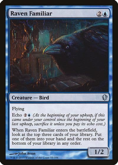 Raven Familiar Commander 2013 Magic card