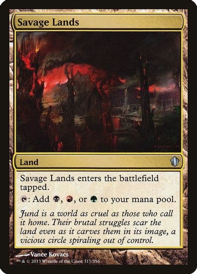 Savage Lands Commander 2013 Magic card