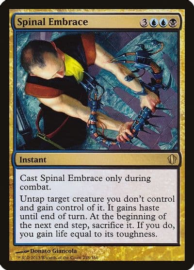 Spinal Embrace Commander 2013 Magic card
