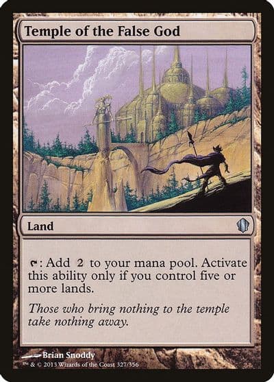Temple of the False God Commander 2013 Magic card