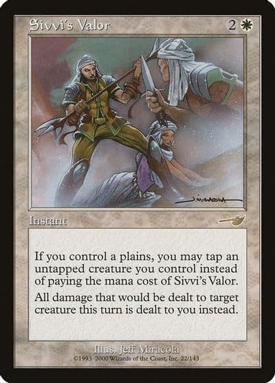 Sivvis Valor Nemesis Magic card