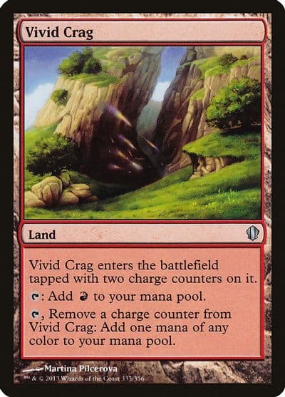 Vivid Crag Commander 2013 Magic card