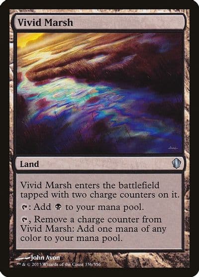 Vivid Marsh Commander 2013 Magic card