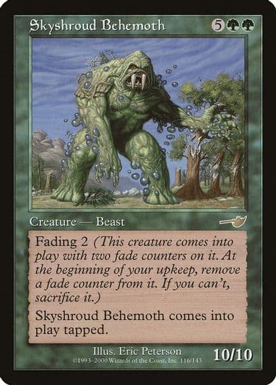 Skyshroud Behemoth Nemesis Magic card