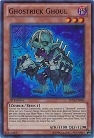 Ghostrick Ghoul Shadow Specters Yu-Gi-Oh! card