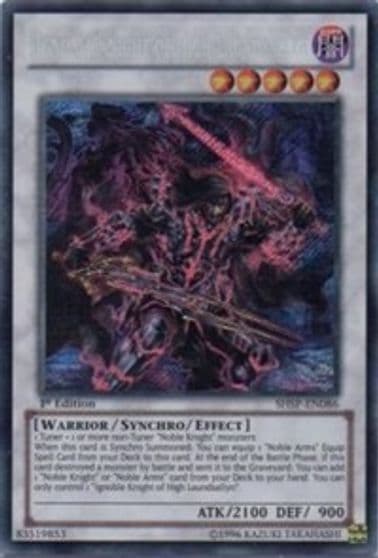 Ignoble Knight of High Laundsallyn Shadow Specters Yu-Gi-Oh! card