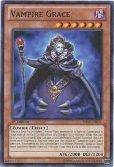 Vampire Grace Shadow Specters Yu-Gi-Oh! card