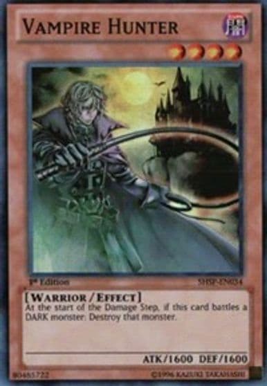 Vampire Hunter Shadow Specters Yu-Gi-Oh! card