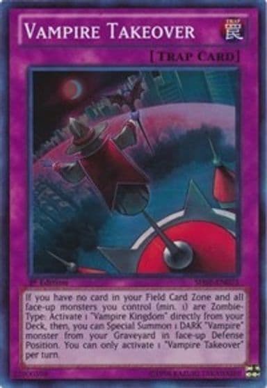 Vampire Takeover Shadow Specters Yu-Gi-Oh! card