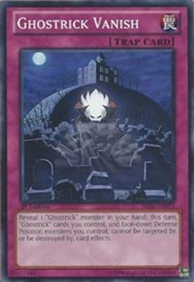 Ghostrick Vanish Shadow Specters Yu-Gi-Oh! card