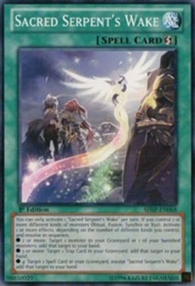 Sacred Serpents Wake Shadow Specters Yu-Gi-Oh! card
