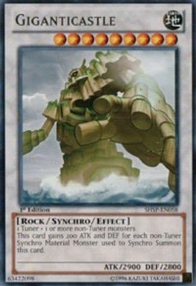 Giganticastle Shadow Specters Yu-Gi-Oh! card