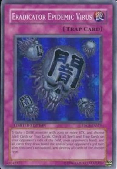Eradicator Epidemic Virus The Duelist Genesis Yu-Gi-Oh! card