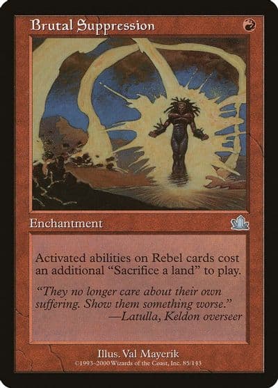 Brutal Suppression Prophecy Magic card