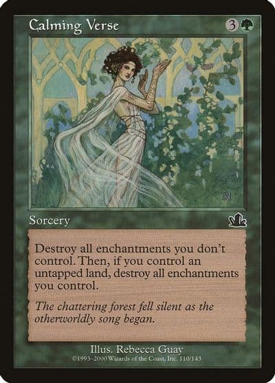 Calming Verse Prophecy Magic card