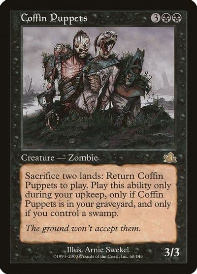 Coffin Puppets Prophecy Magic card
