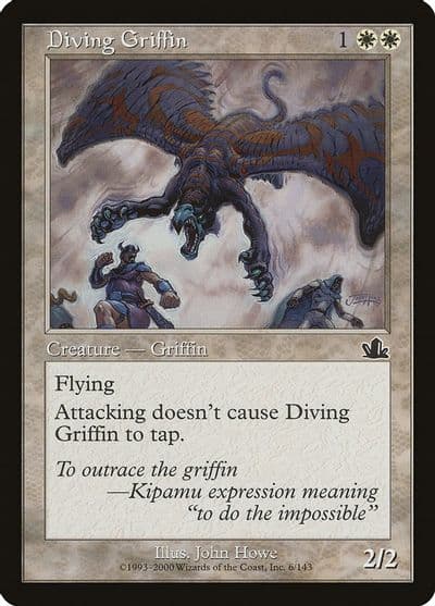 Diving Griffin Prophecy Magic card