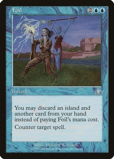Foil Prophecy Magic card
