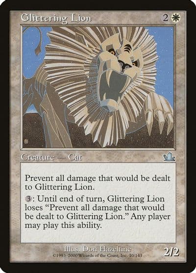 Glittering Lion Prophecy Magic card