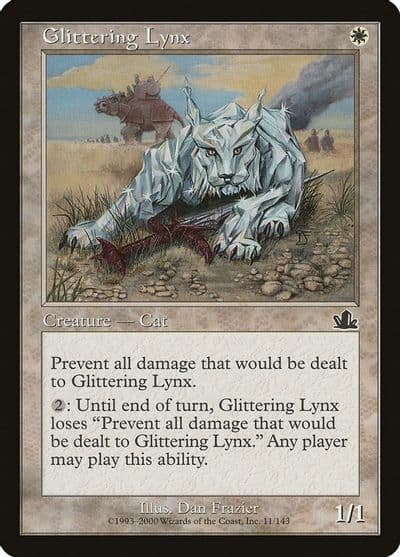 Glittering Lynx Prophecy Magic card