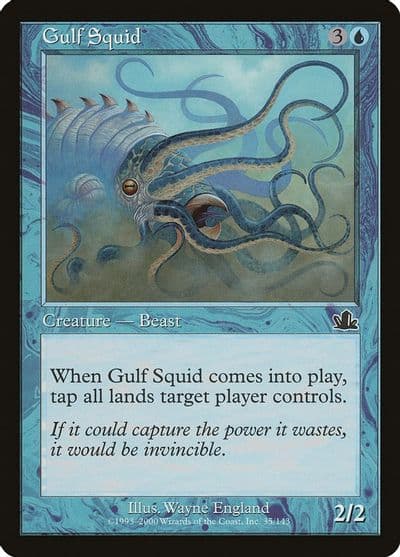 Gulf Squid Prophecy Magic card
