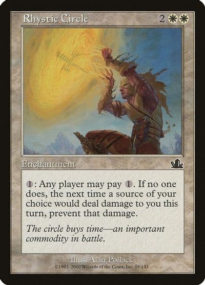Rhystic Circle Prophecy Magic card