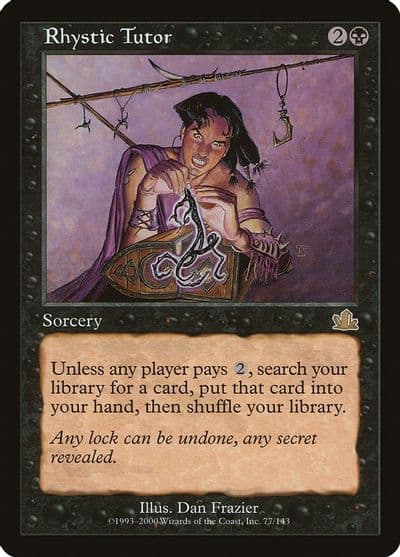 Rhystic Tutor Prophecy Magic card