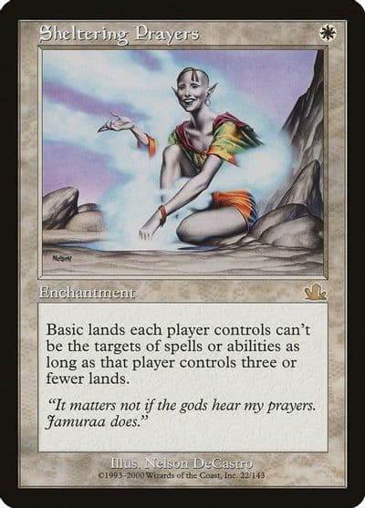 Sheltering Prayers Prophecy Magic card