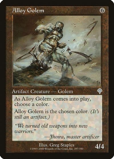Alloy Golem Invasion Magic card