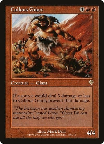 Callous Giant Invasion Magic card