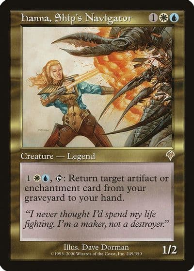 Hanna Ships Navigator Invasion Magic card