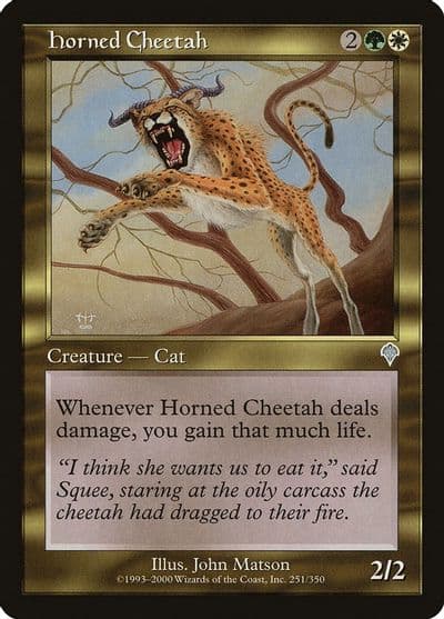 Horned Cheetah Invasion Magic card