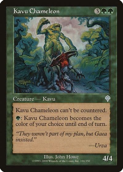 Kavu Chameleon Invasion Magic card