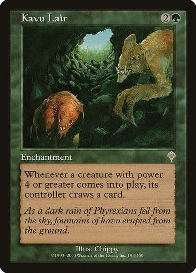 Kavu Lair Invasion Magic card