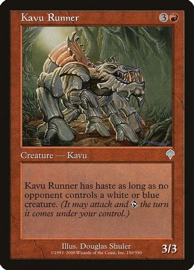 Kavu Runner Invasion Magic card