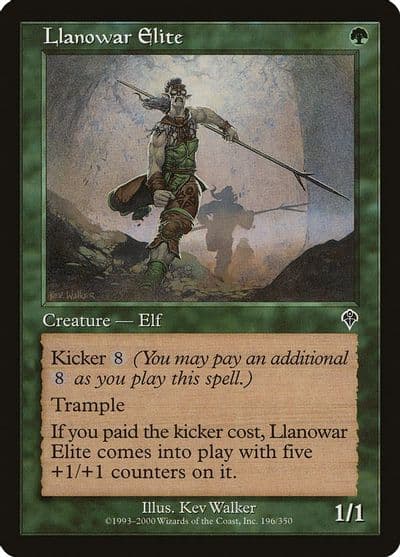 Llanowar Elite Invasion Magic card