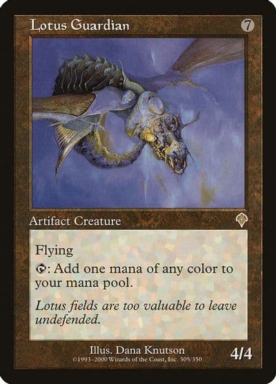 Lotus Guardian Invasion Magic card