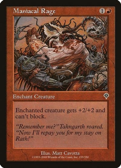 Maniacal Rage Invasion Magic card