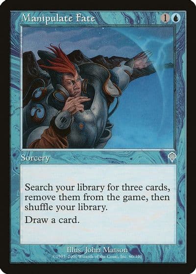Manipulate Fate Invasion Magic card