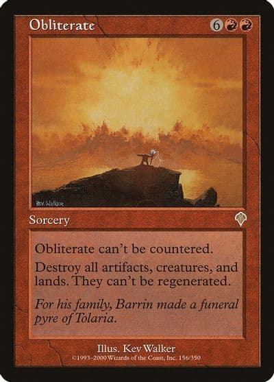 Obliterate Invasion Magic card