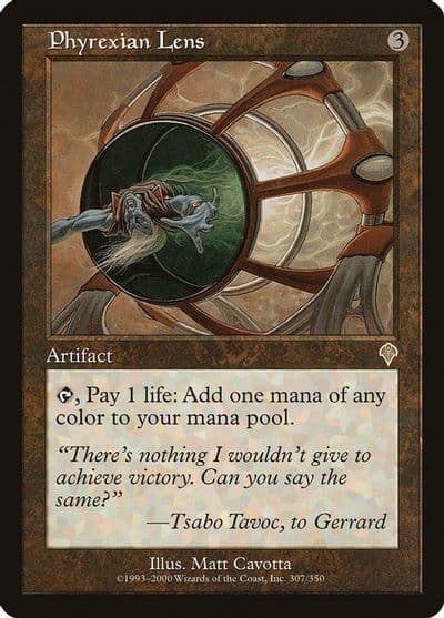 Phyrexian Lens Invasion Magic card