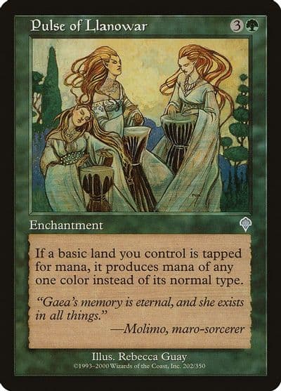 Pulse of Llanowar Invasion Magic card