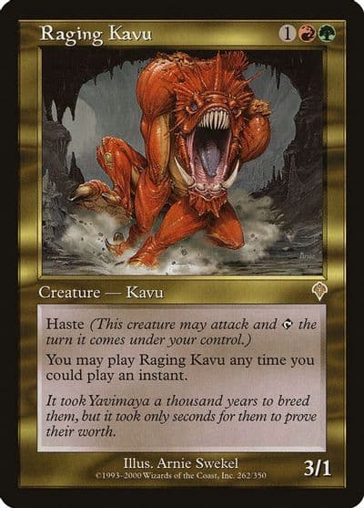 Raging Kavu Invasion Magic card