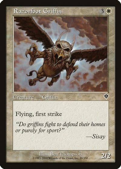 Razorfoot Griffin Invasion Magic card
