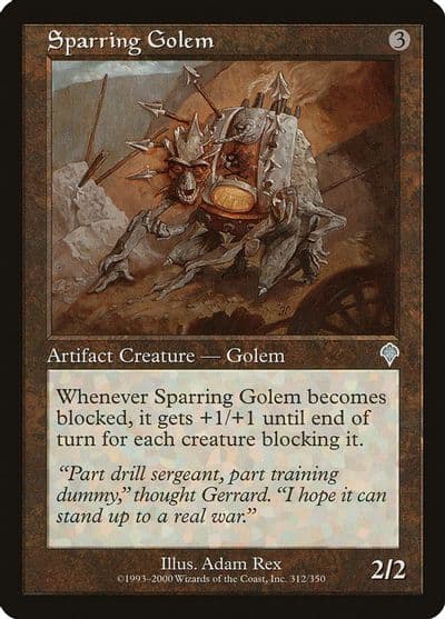 Sparring Golem Invasion Magic card