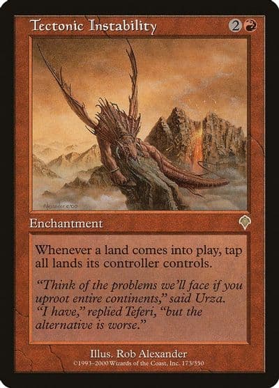 Tectonic Instability Invasion Magic card