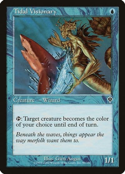Tidal Visionary Invasion Magic card